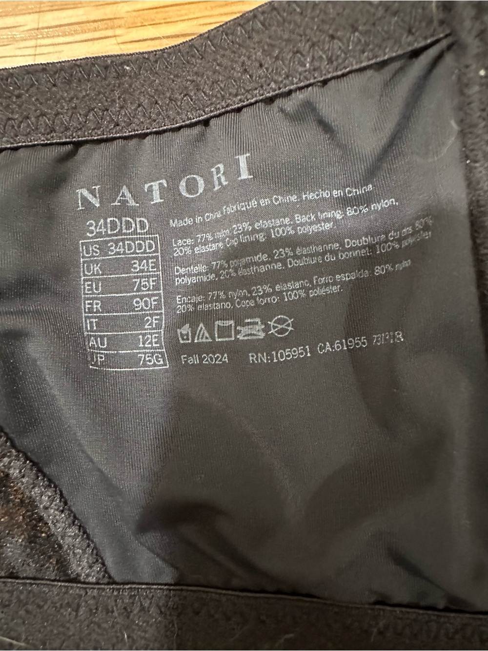 2 - Natori Pretty Smooth Lace T-Shirt Bra - Red and Black - Picture 8 of 8